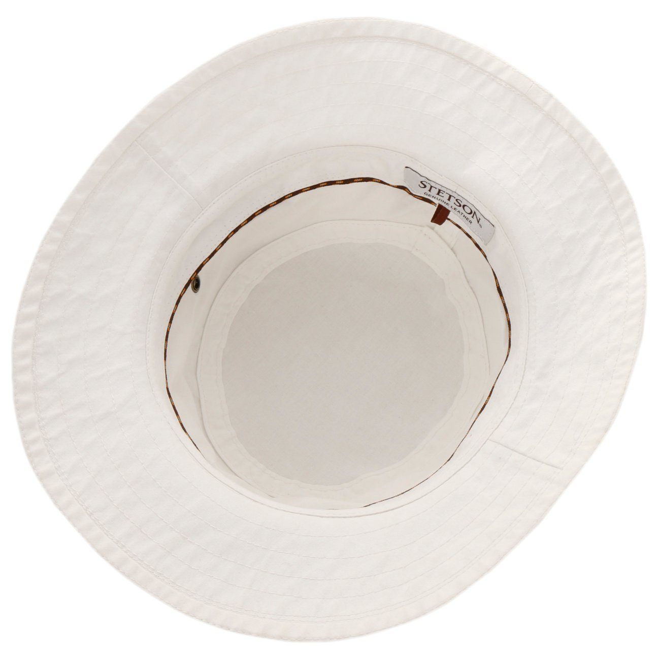 Stetson Reston Organic Bucket - Nachhaltig - Anglerhut aus 100% organischer Baumwolle - Weiss