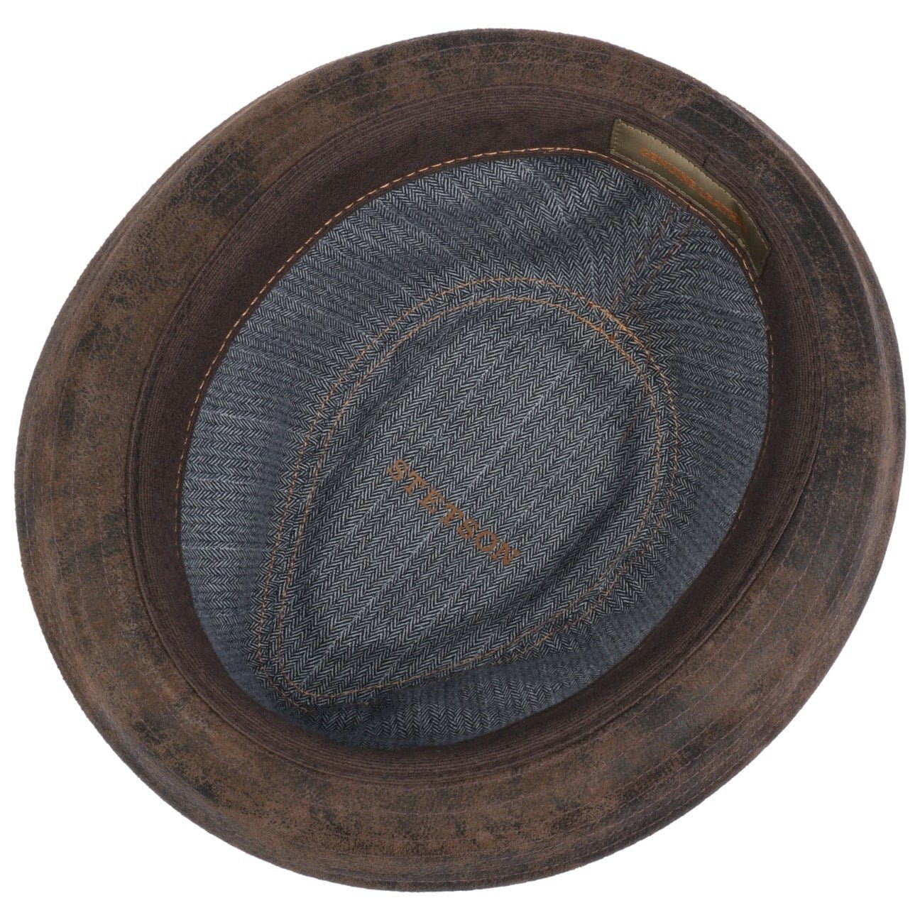 Stetson Radcliff Leder Player - Aus 100% Leder - Futter aus Baumwolle - Braun
