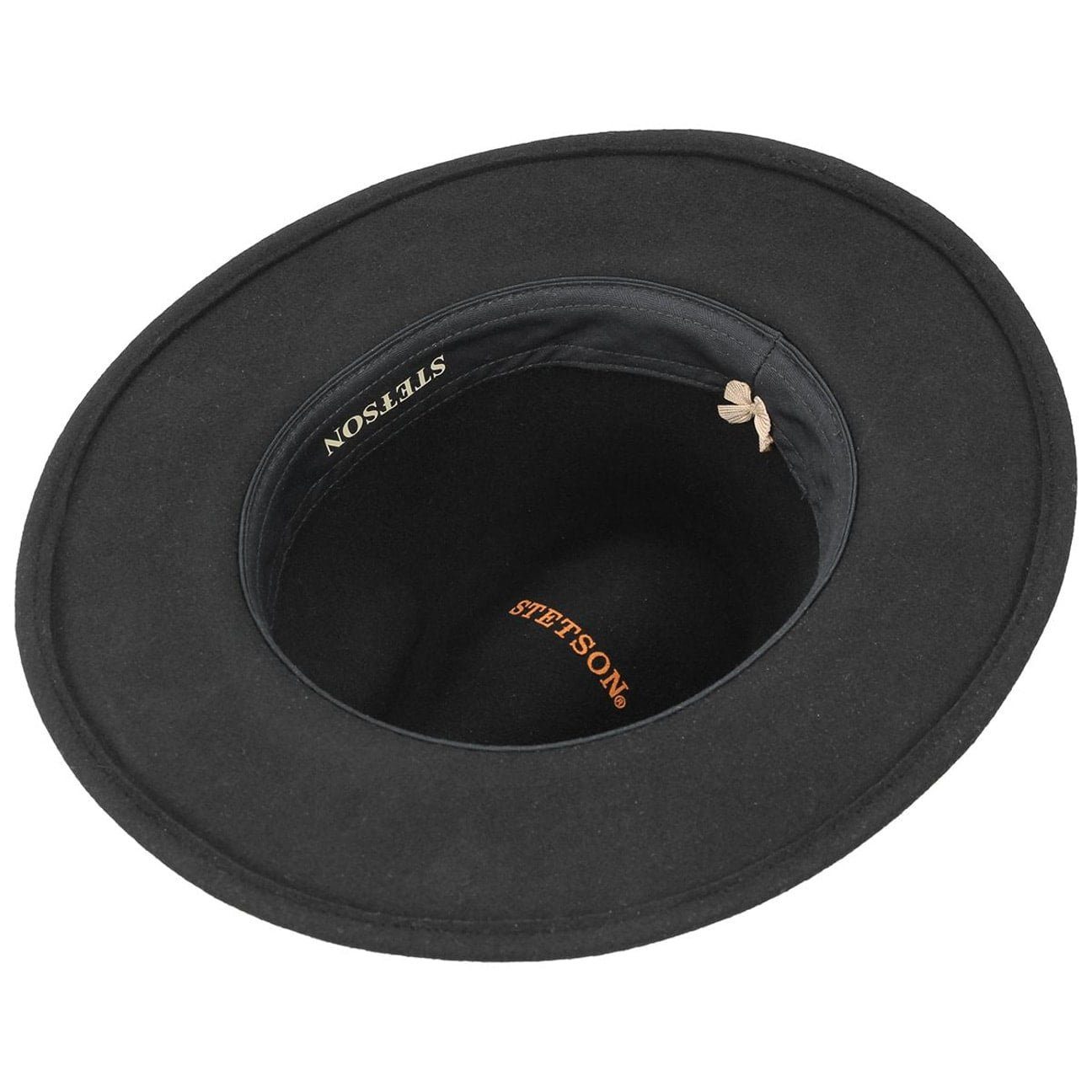 Stetson Rantoul Woolfelt Traveller - Wollfilzhut - Knautschbar / Wasserfest - Schwarz