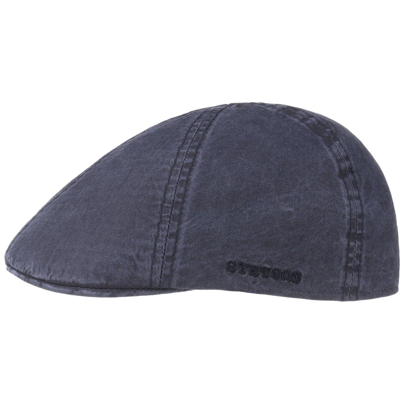 Stetson Texas Organic Duck Cap - Nachhaltig - Cap aus 100% organischer Baumwolle - Blau