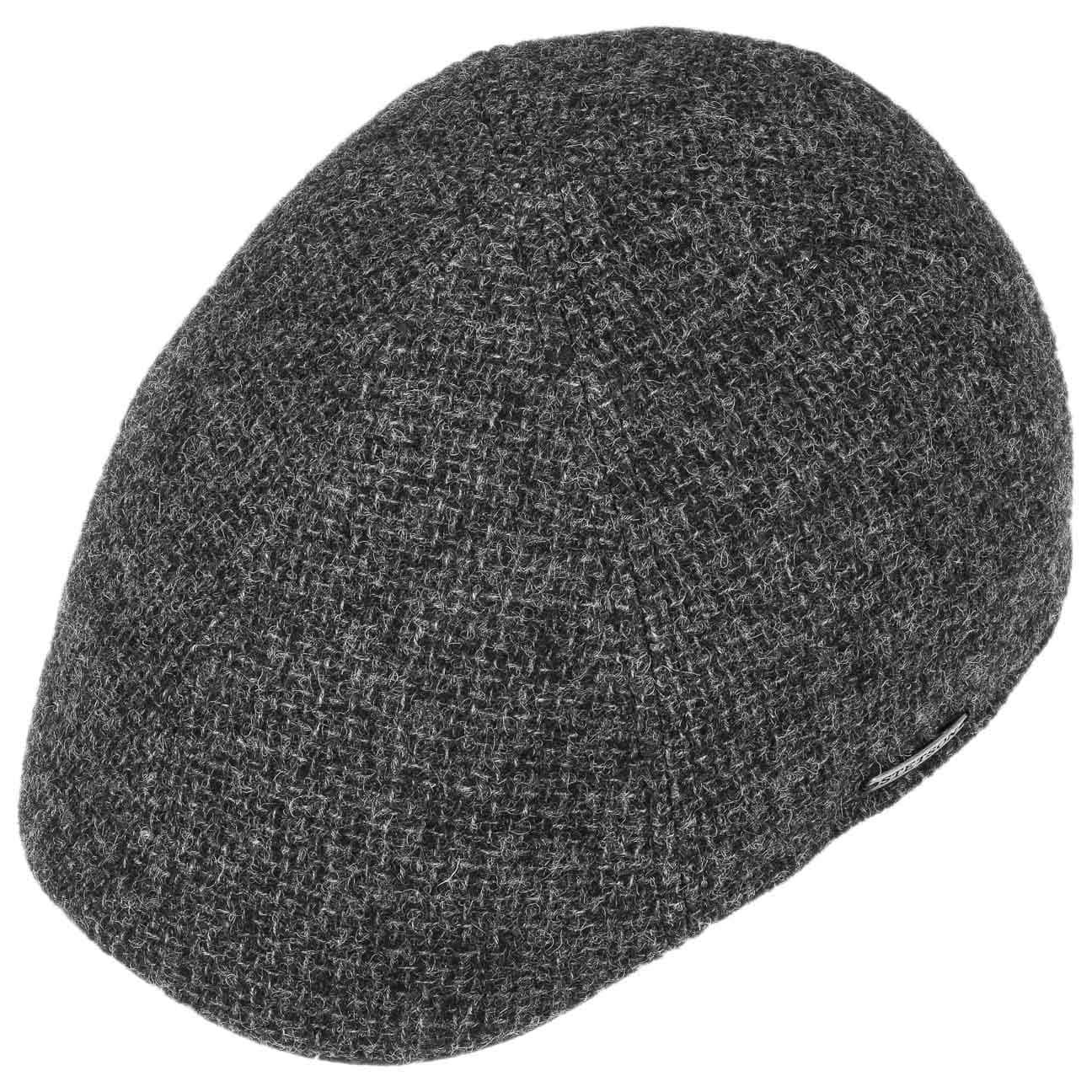 Stetson Texas Shetland - Duck Cap aus 100% Shetland-Wolle - Grau