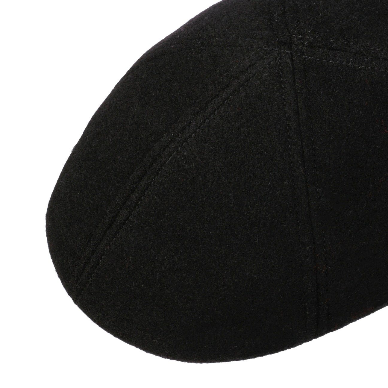 Stetson Texas Wool Cashmere - Duck Cap mit Kaschmir - Schwarz