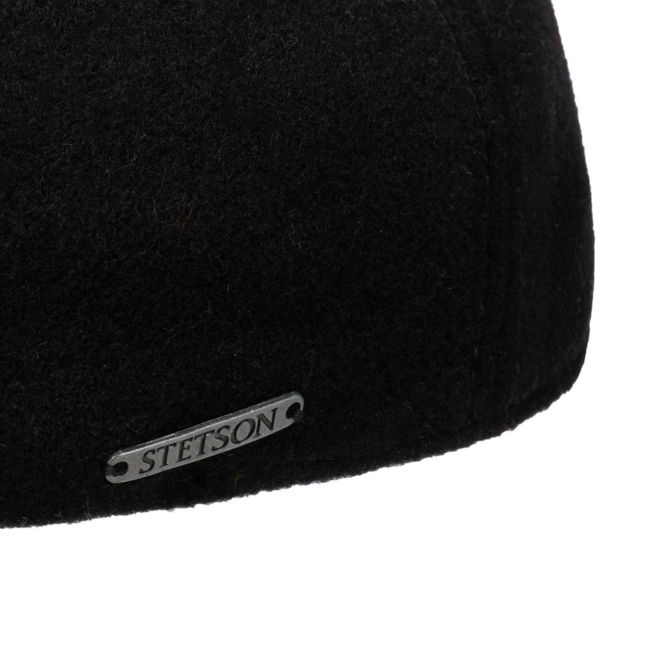 Stetson Texas Wool Cashmere - Duck Cap mit Kaschmir - Schwarz