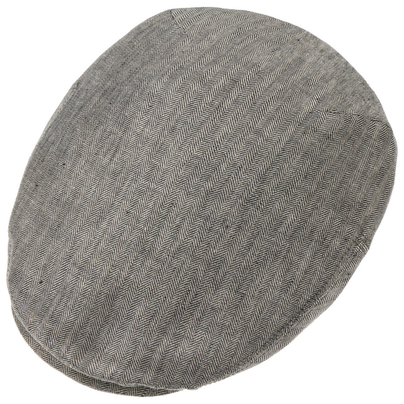 Stetson Woodfield Leinen Cap - aus 100% Leinen - 330 - Schwarz/Weiß - Made in the EU