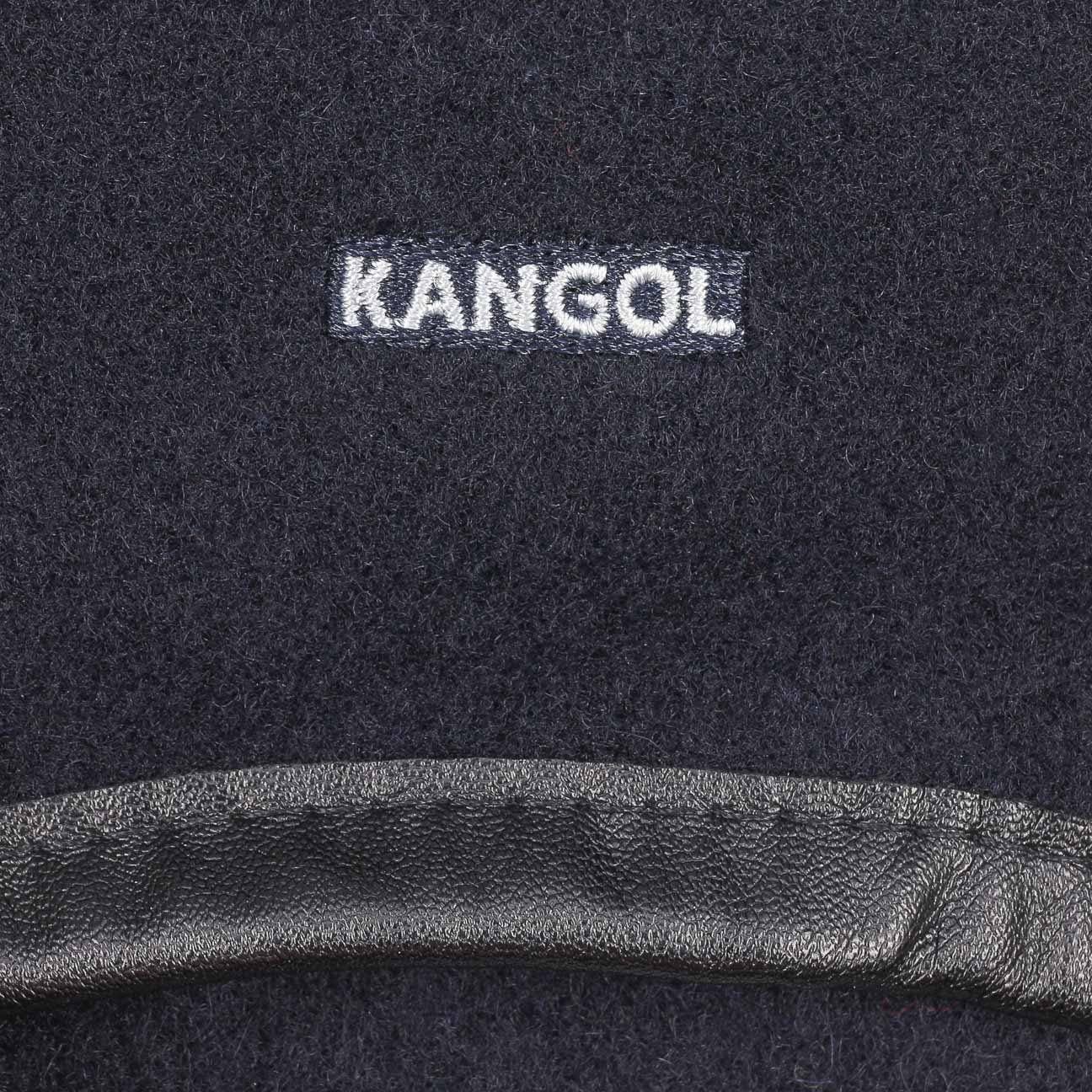 Kangol Monty Beret Baskenmütze aus Wolle - Dark Blue - Dunkelblau