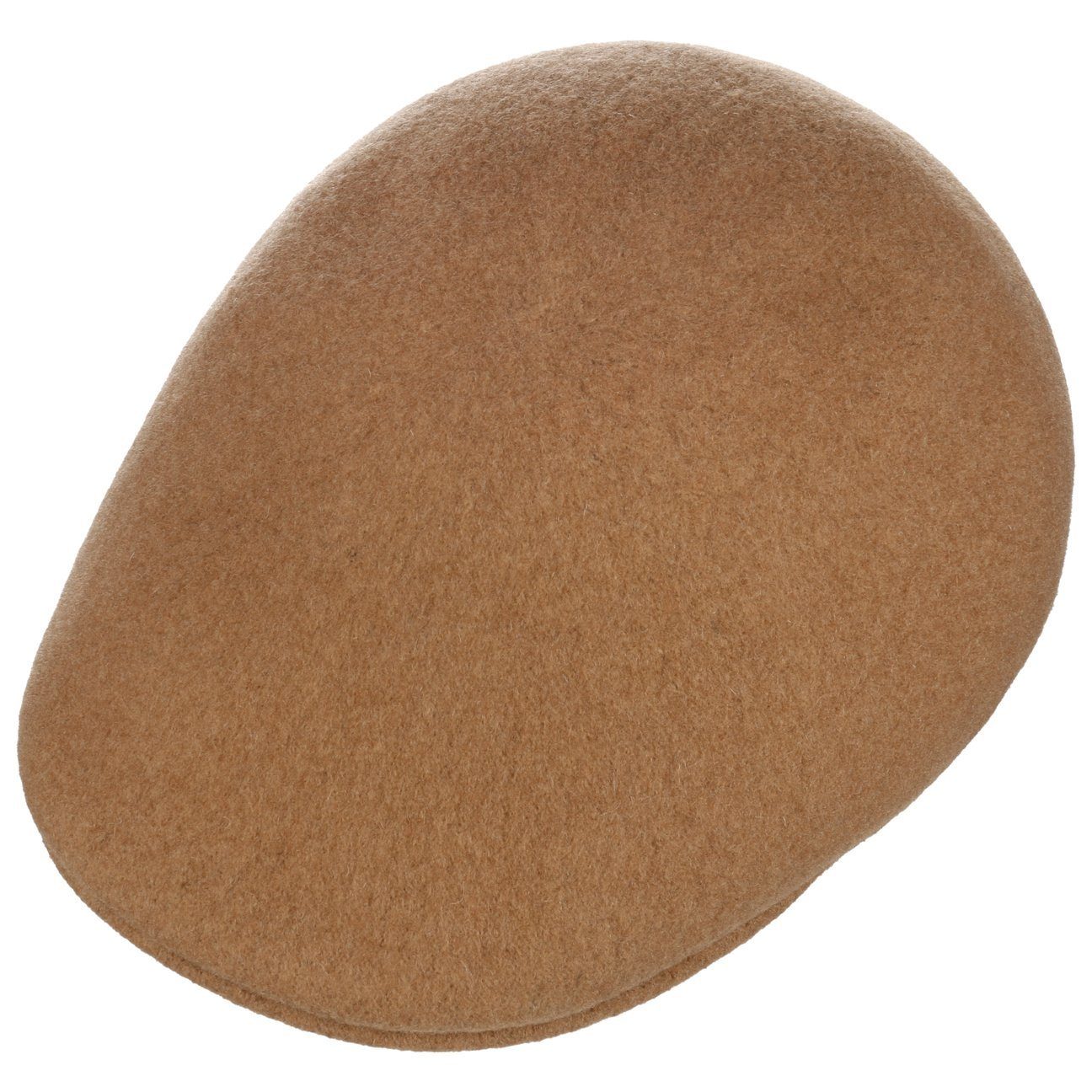 Kangol Seamless 507 Wolle Flatcap Schiebermütze - Wood - Braun