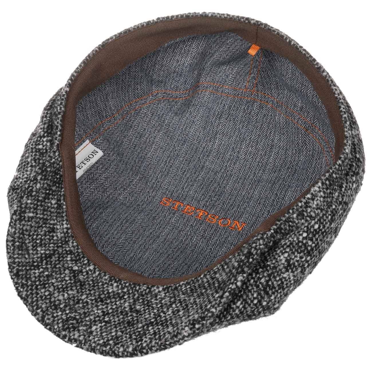 Stetson Brooklin Virgin Wool - Donegal - Schirmmütze aus 100% Schurwolle - 433 - Grau/Schwarz