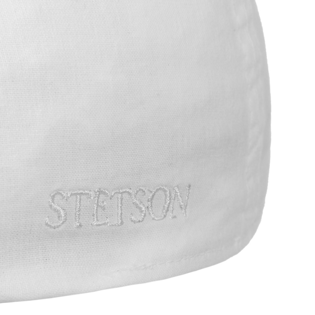 Stetson Texas Organic Duck Cap  - Nachhaltig - Cap aus 100% organischer Baumwolle - Weiss