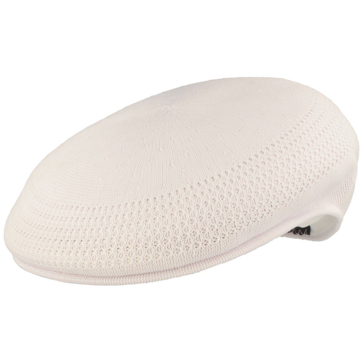 Kangol 504 Tropic Ventair Flatcap Schiebermütze - White- Weiss
