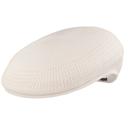 Kangol 504 Tropic Ventair Flatcap Schiebermütze - White- Weiss