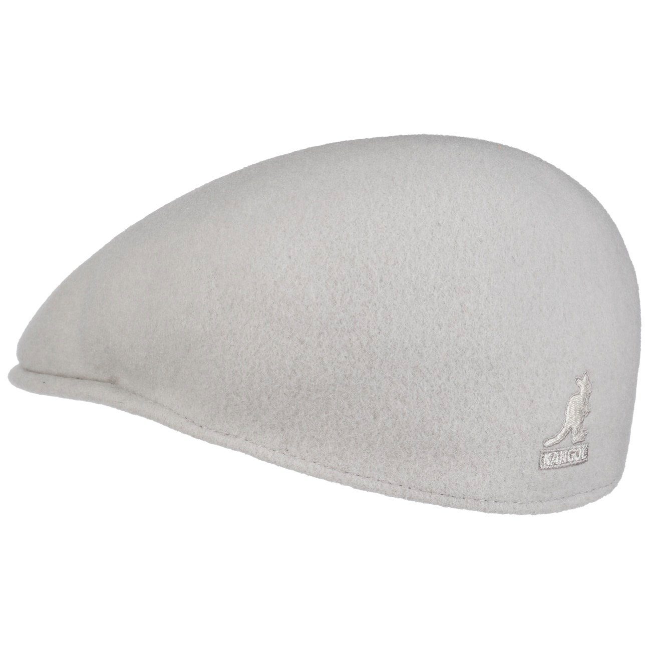 Kangol 504 Wolle Flatcap Schiebermütze - Moonstruck - Hellgrau