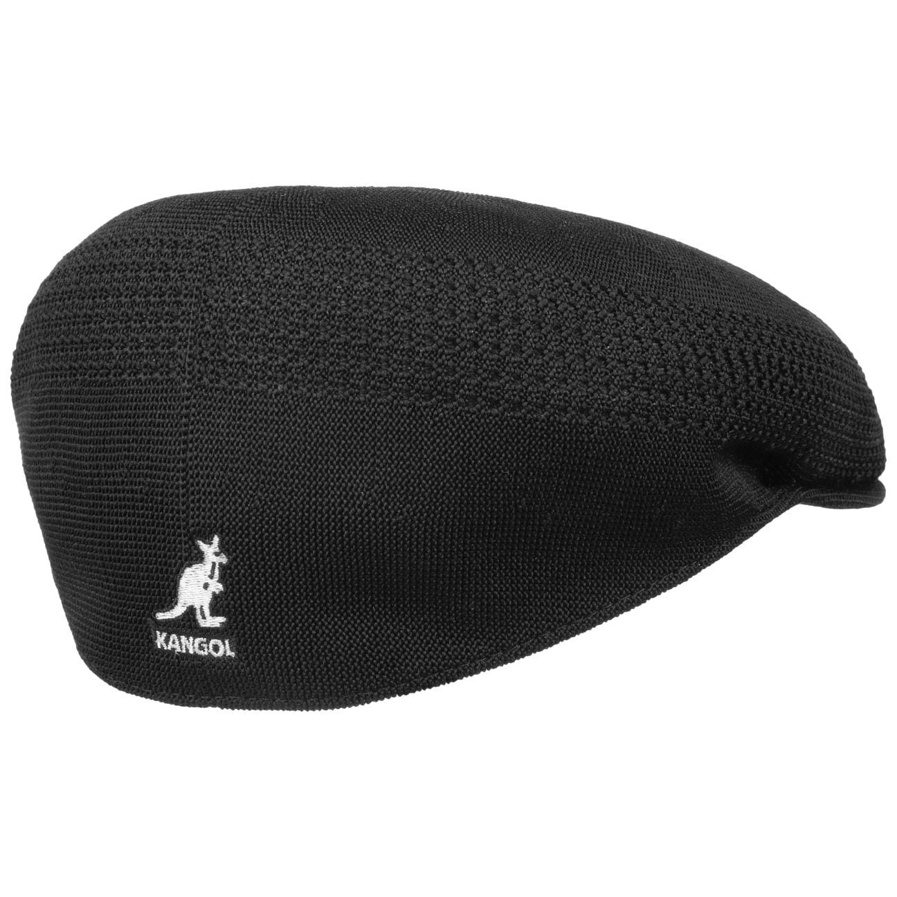 Kangol 504 Ventair Flatcap Schiebermütze - Black - Schwarz