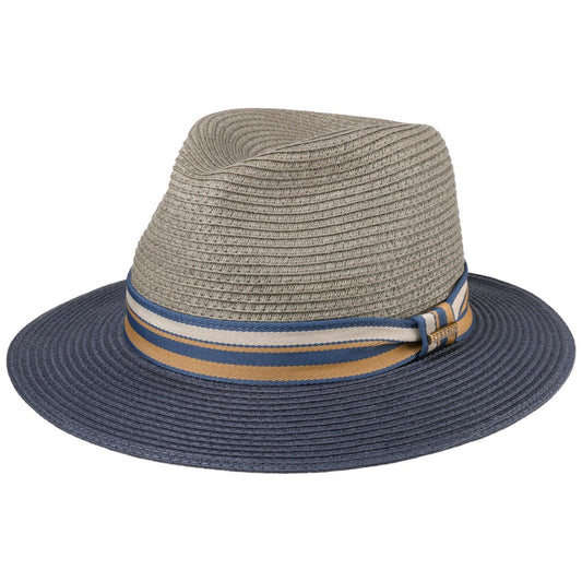 Stetson Romaro Toyo Traveller - Toyo Strohut - Aus 100% Viskose- Mit UV-Schutz 40 - Grün