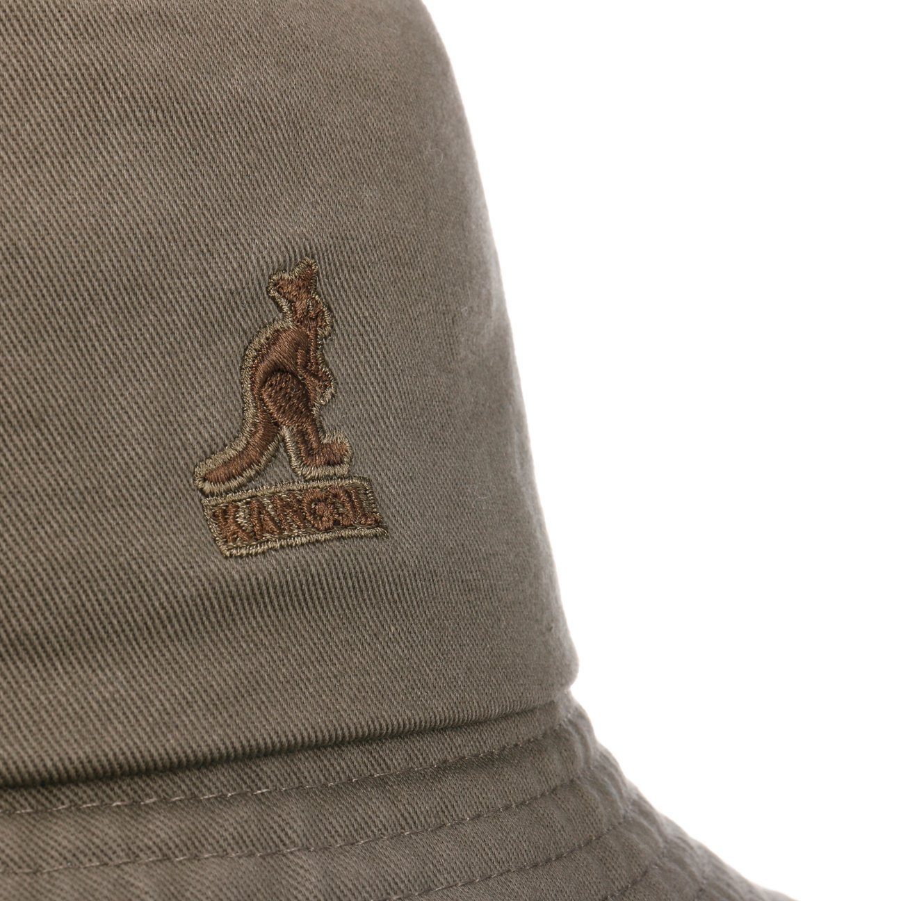 Kangol Washed Bucket Anglerhut - Khaki - Oliv