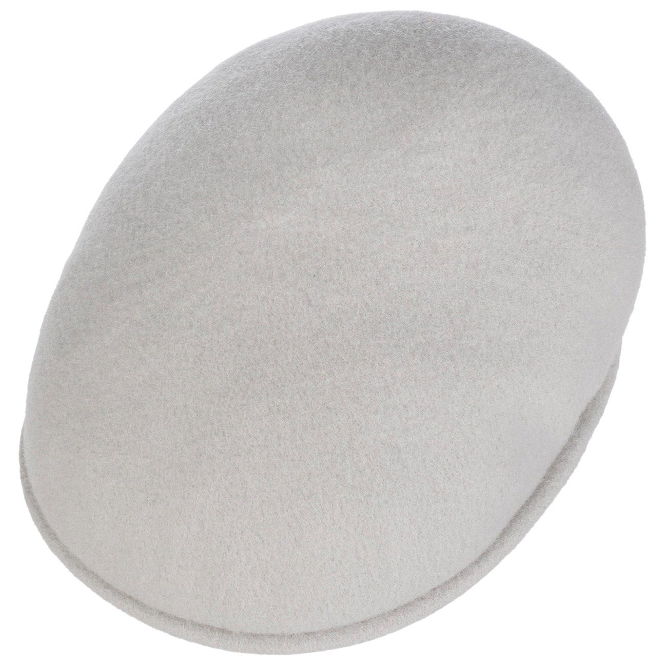 Kangol 504 Wolle Flatcap Schiebermütze - Moonstruck - Hellgrau
