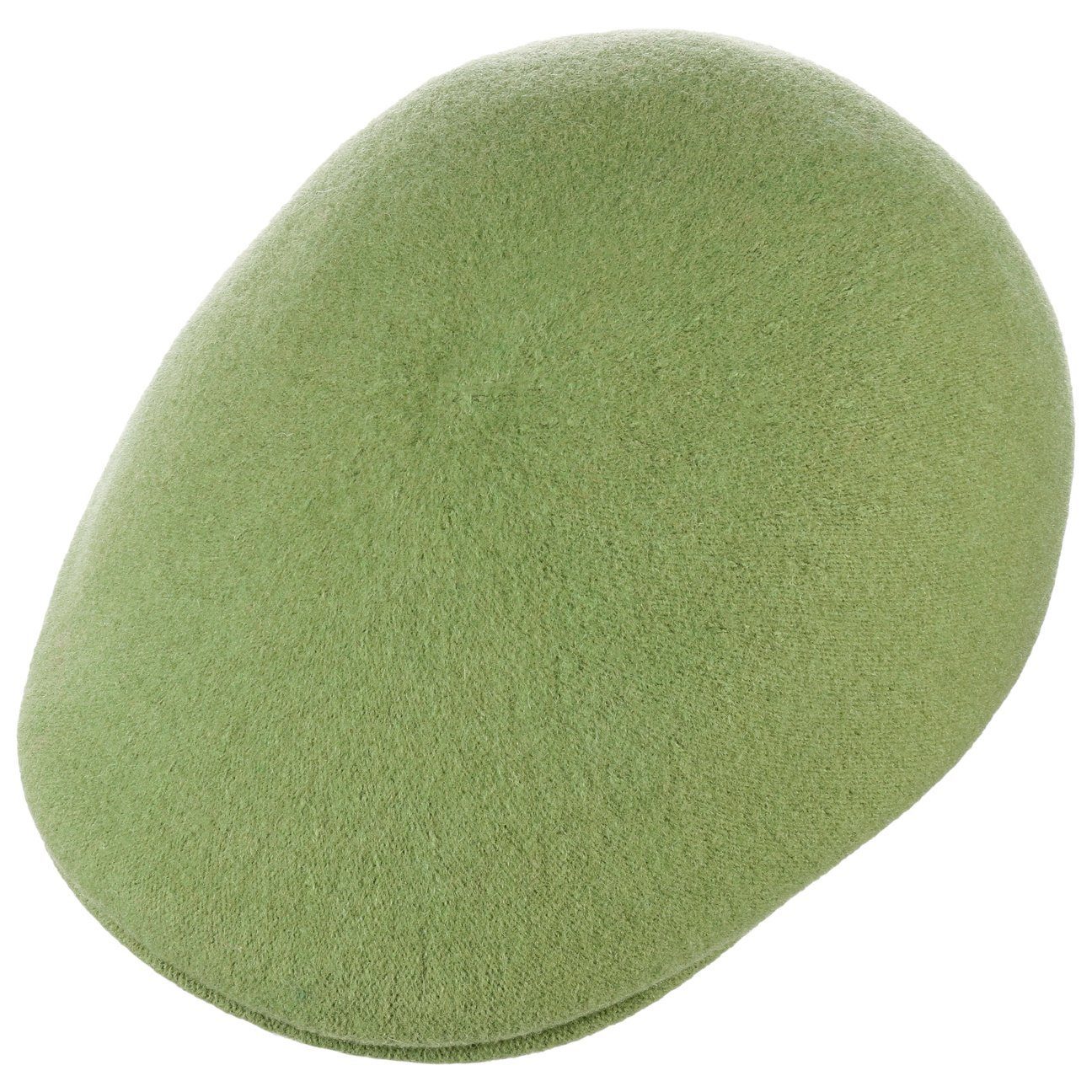 Kangol Seamless 507 Wolle Flatcap Schiebermütze - Sea Kelp - Grün