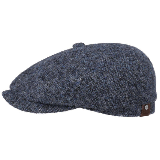 Stetson Hatteras Virgin Wool - Donegal - Schirmmütze aus 100% Schurwolle - 422 - Dunkelblau