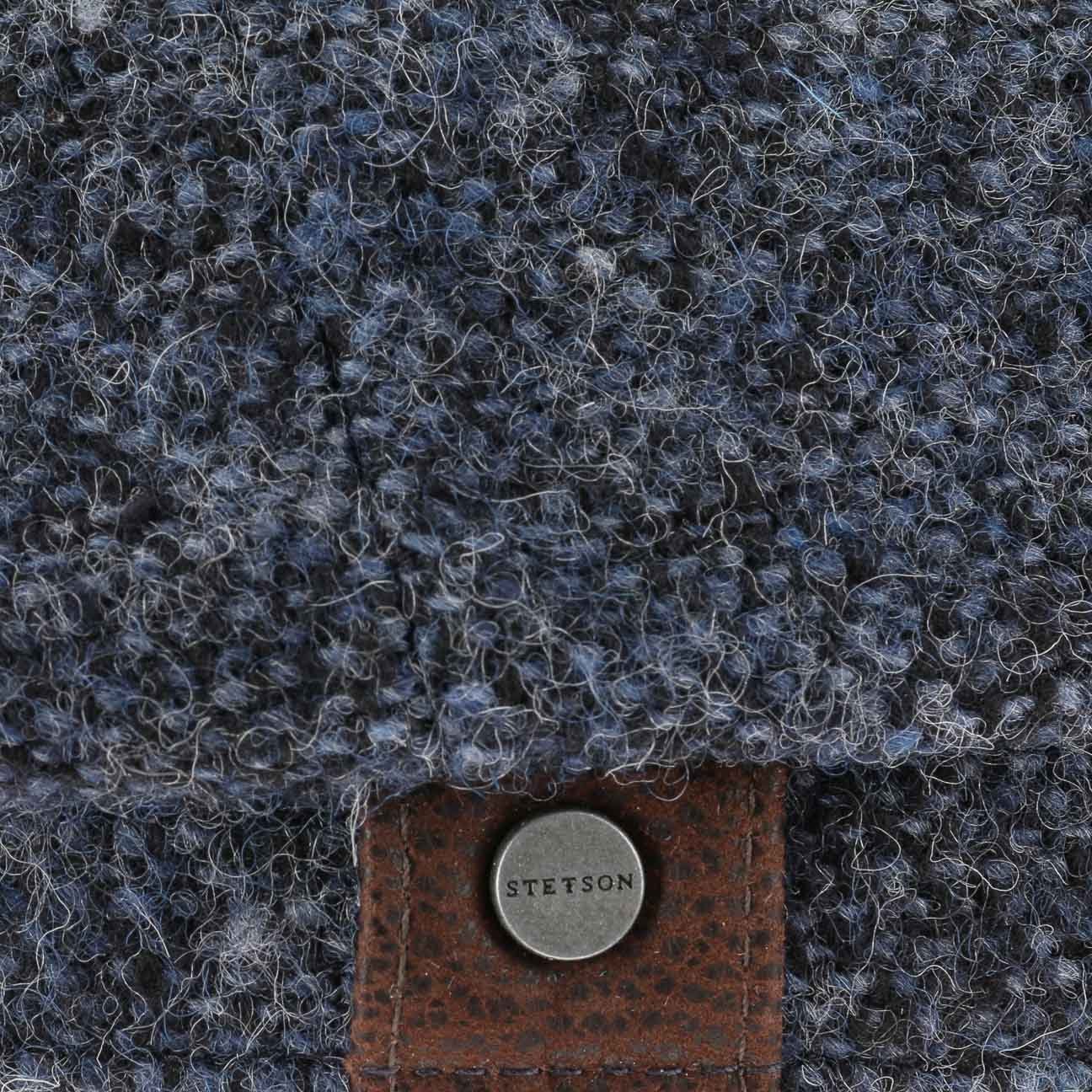 Stetson Hatteras Virgin Wool - Donegal - Schirmmütze aus 100% Schurwolle - 422 - Dunkelblau