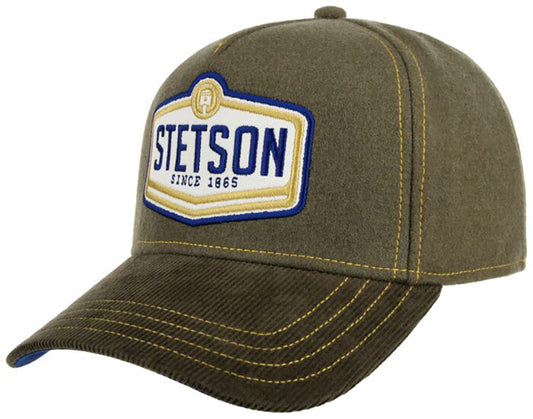 Stetson Trucker Cap Wool Piston - Oliv