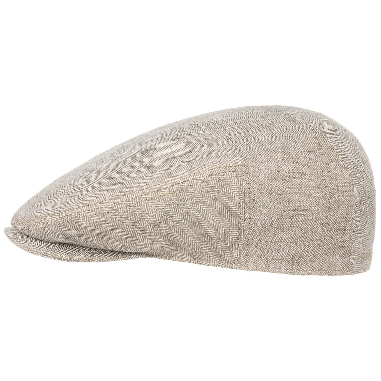 Stetson Woodfield Leinen Cap - aus 100% Leinen - 371 - Beige - Made in the EU