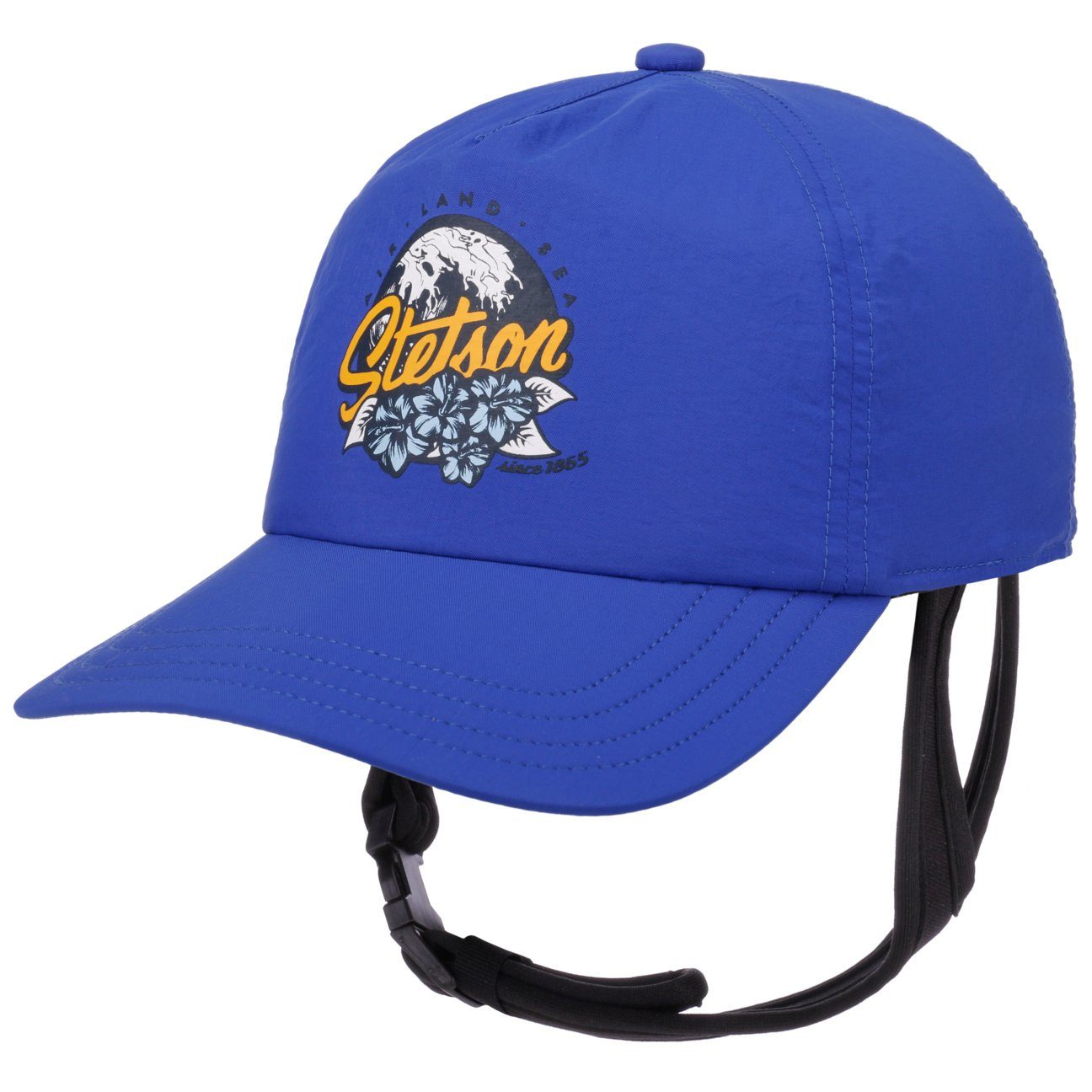 Stetson Fast Dry Basecap - Schnelltrocknend - Cap mit Befestigungsschnalle - Blau