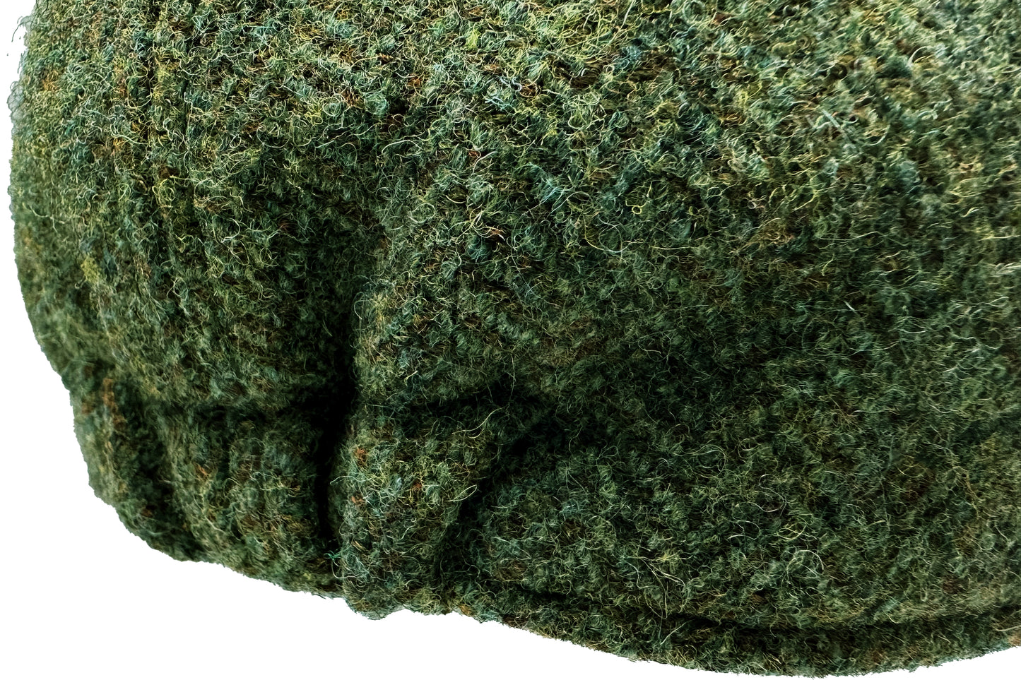 Fiebig 6-Panel Flatcap -  Gatsby - Fischgrat-Muster - Oliv