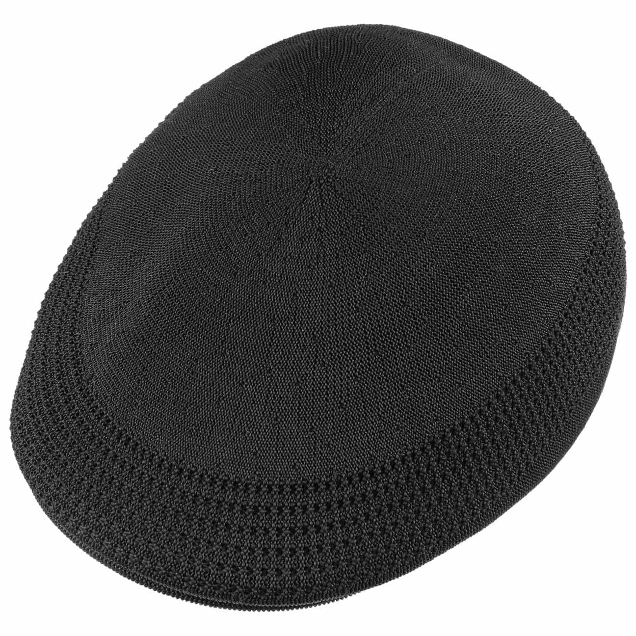 Kangol 507 Tropic Ventair Flatcap Schiebermütze - Black - Schwarz