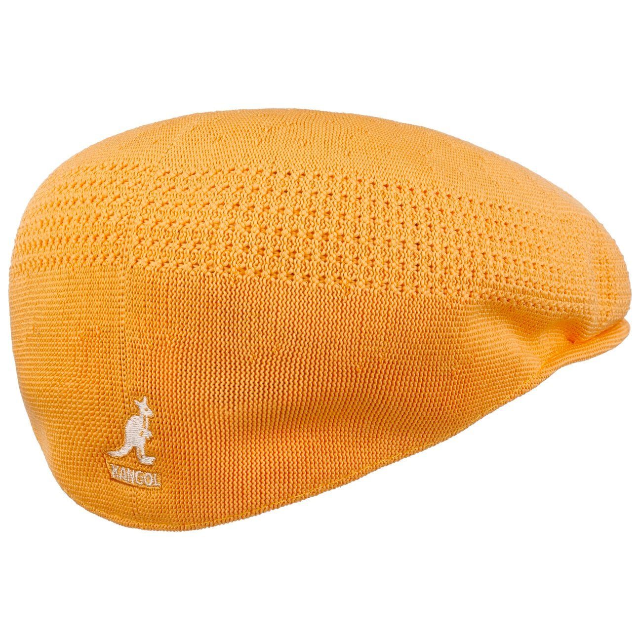 Kangol 504 Tropic Ventair Flatcap Schiebermütze - Electric Kumquat - Knallorange