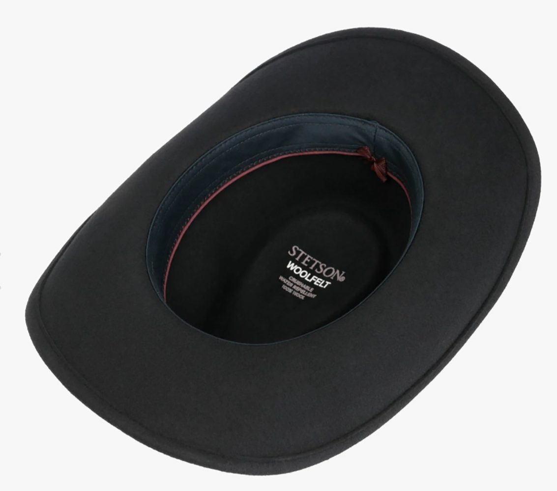 Stetson Tamalo Western Woolfelt Traveller - Wollfilzhut - Knautschbar / Wasserfest - Schwarz