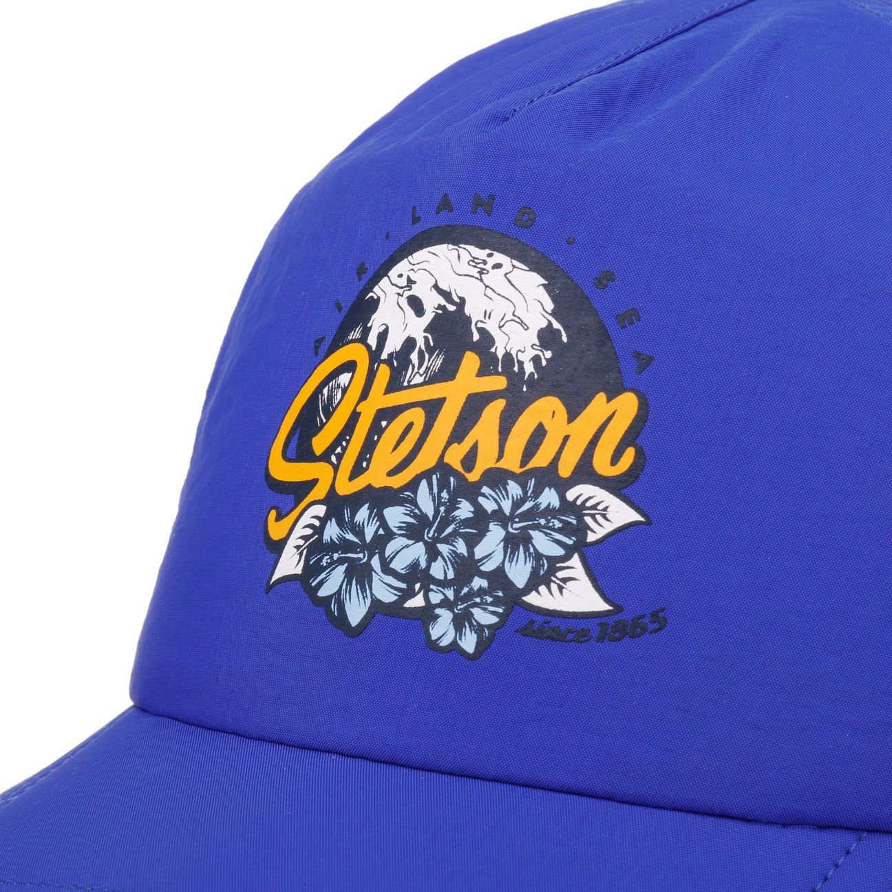 Stetson Fast Dry Basecap - Schnelltrocknend - Cap mit Befestigungsschnalle - Blau