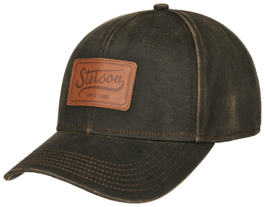 STETSON Basecap "Vintage Leather Patch"