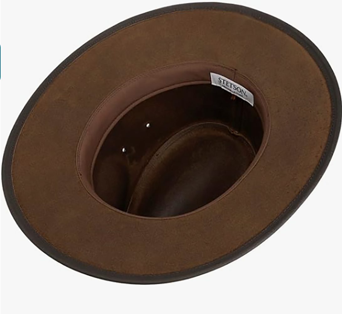 Stetson Buffalo Glencross Leder-Hut - Westernhut - Büffel-Leder - Wasserabweisend - Braun