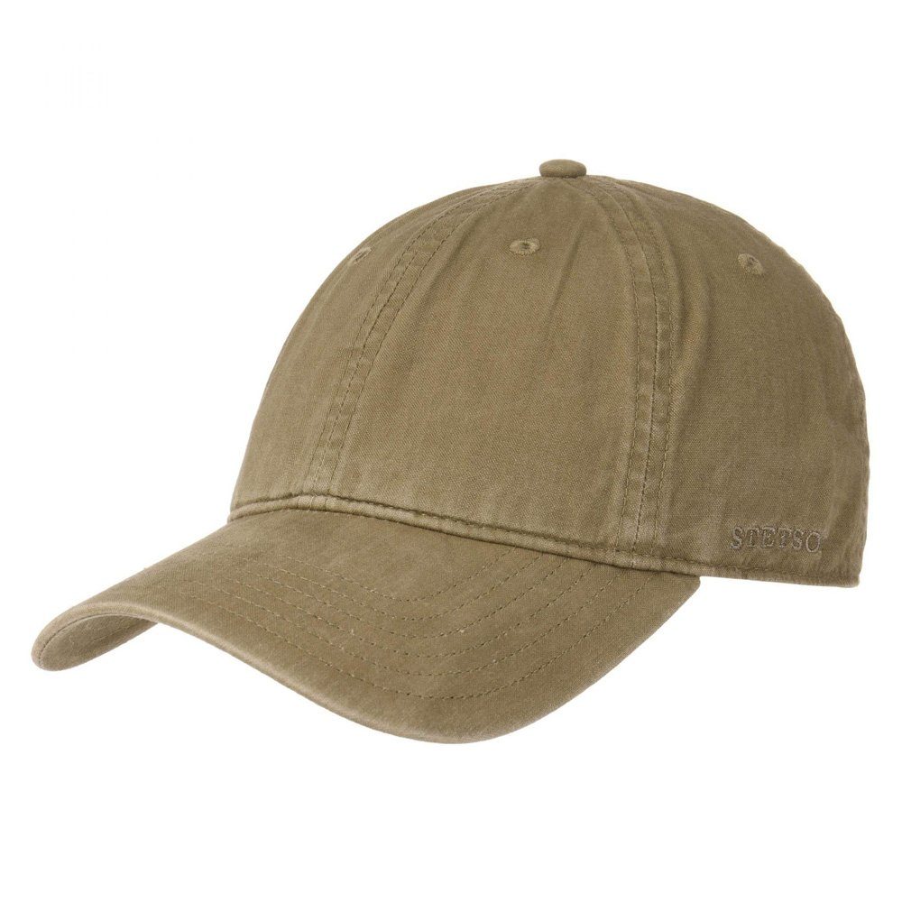 Stetson Ducor Organic Basecap - Nachhaltig - Cap aus 100% organischer Baumwolle - Khaki