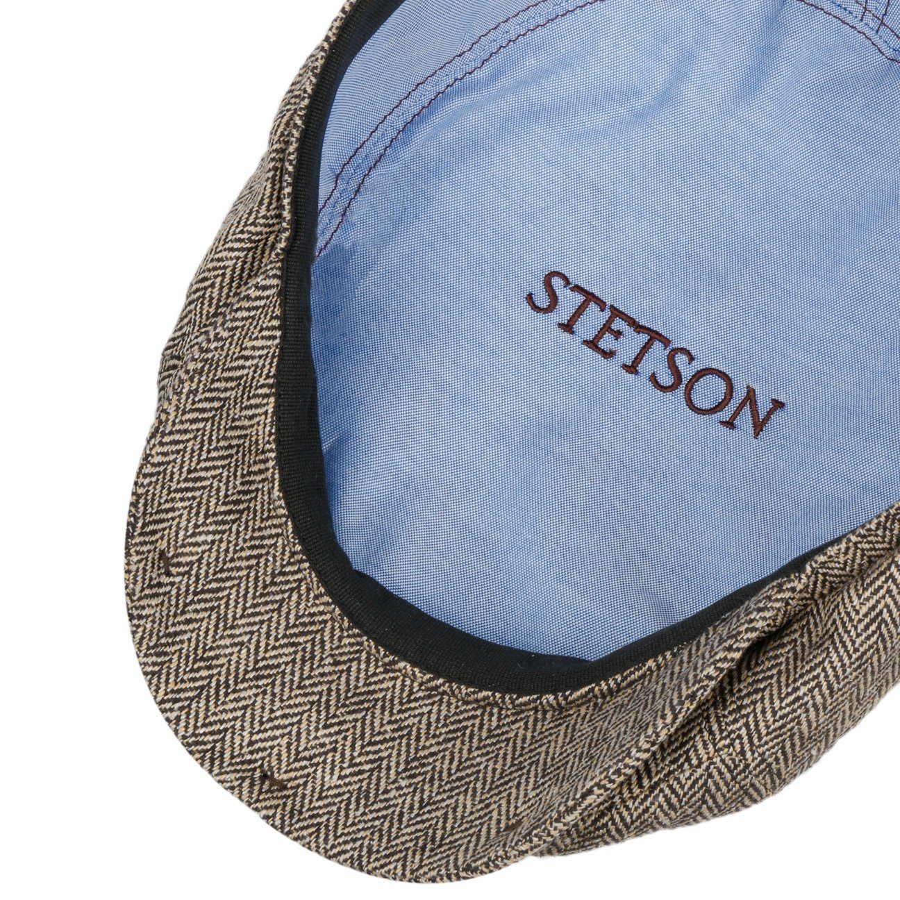 Stetson Brooklin Silk - aus 100% Seide - 316 - Schwarz/Beige- Made in the EU