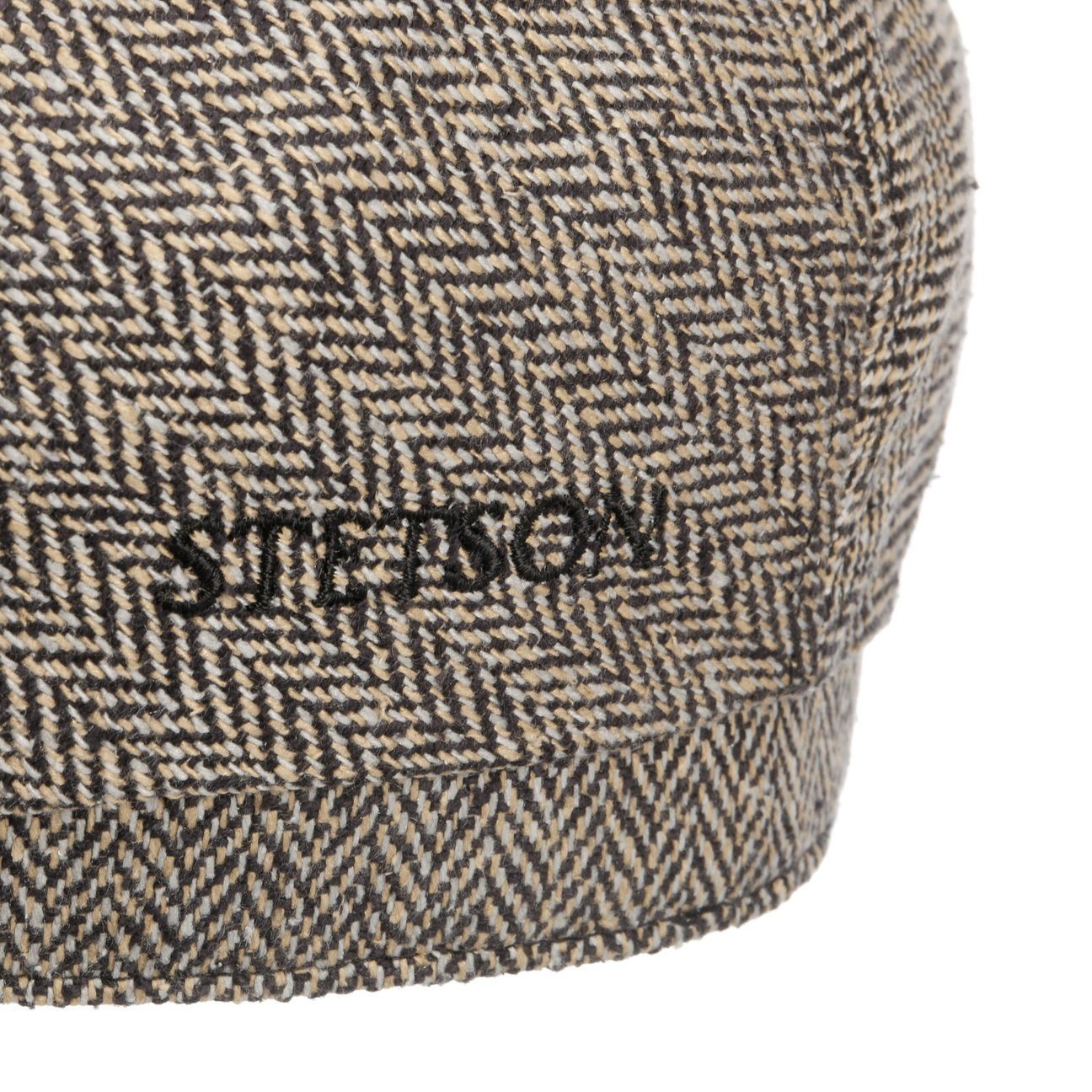 Stetson Brooklin Silk - aus 100% Seide - 316 - Schwarz/Beige- Made in the EU