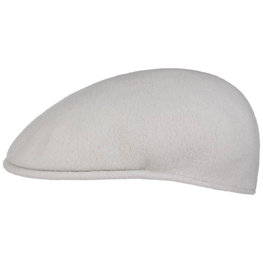 Kangol 504 Wolle Flatcap Schiebermütze - Moonstruck - Hellgrau
