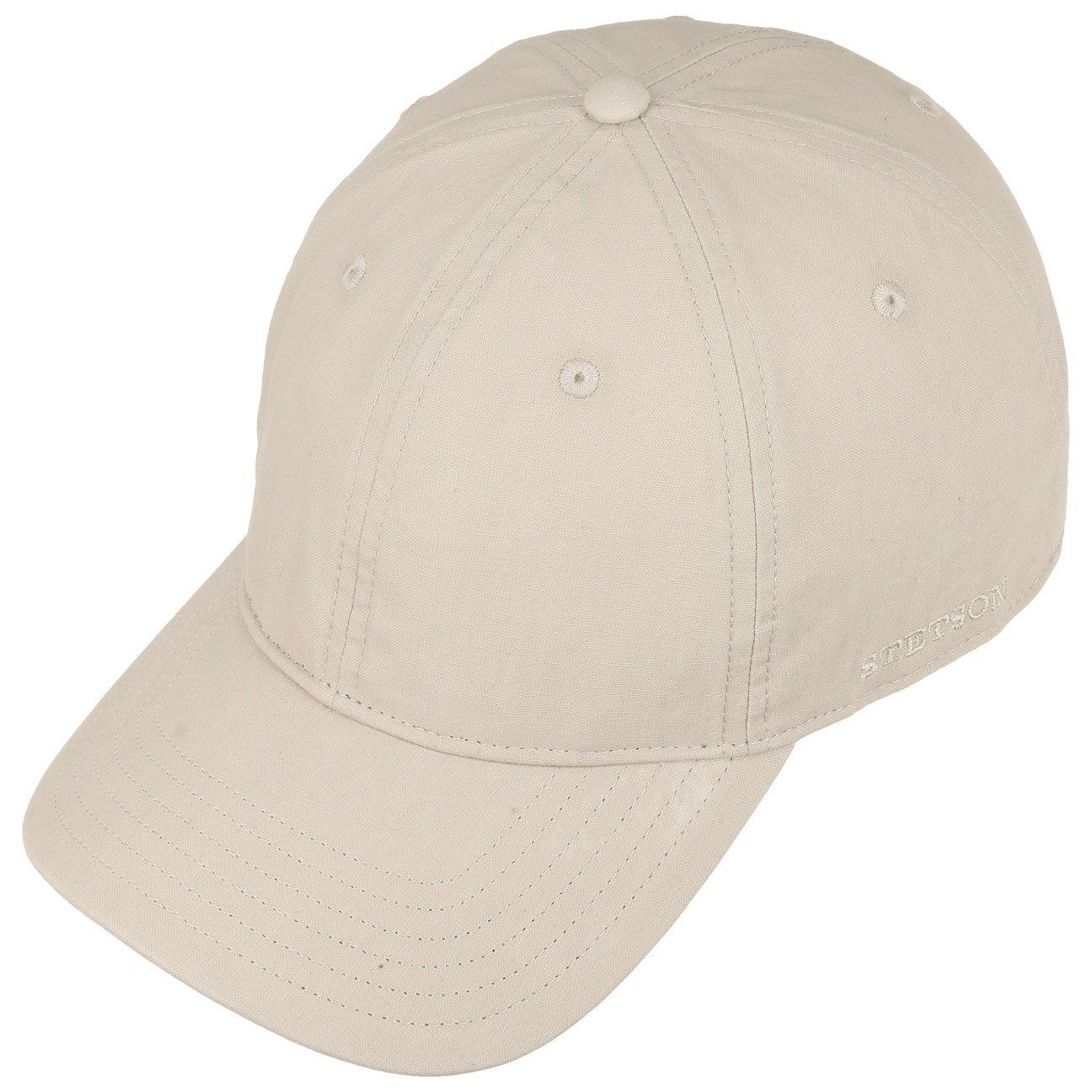 Stetson Ducor Organic Basecap - Nachhaltig - Cap aus 100% organischer Baumwolle - Hellbeige