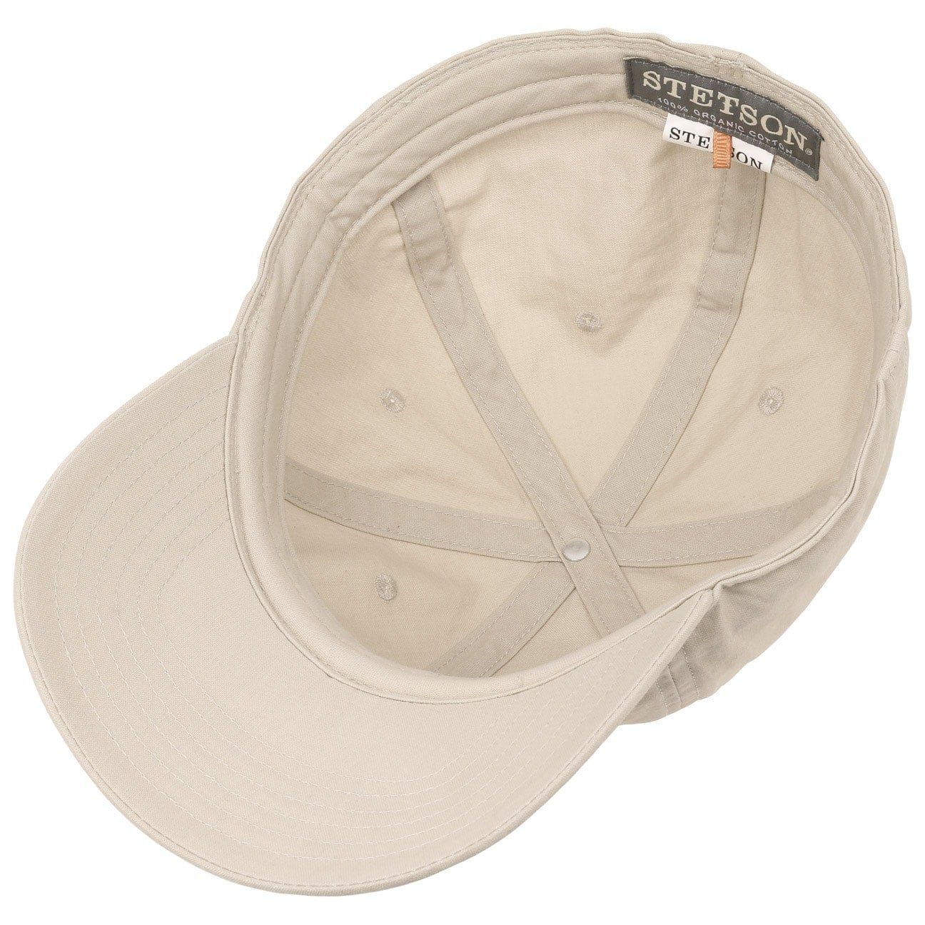 Stetson Ducor Organic Basecap - Nachhaltig - Cap aus 100% organischer Baumwolle - Hellbeige