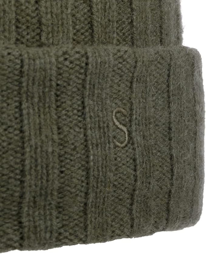 STETSON SURTH Kaschmir Beanie Moosgrün