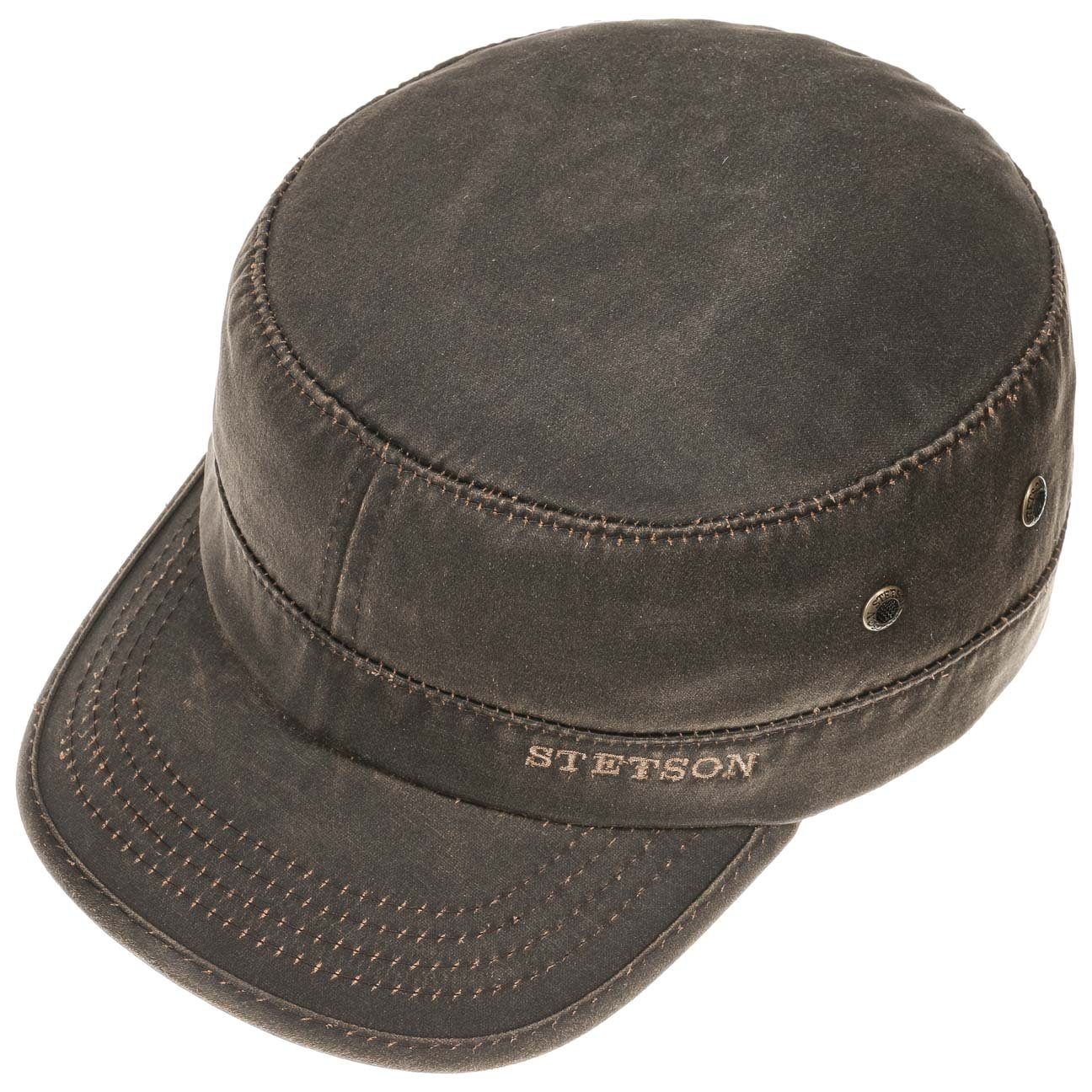 Stetson Army Cap Datto Vintage - aus Baumwolle/Polyester (Distressed Material) - 6 - Braun