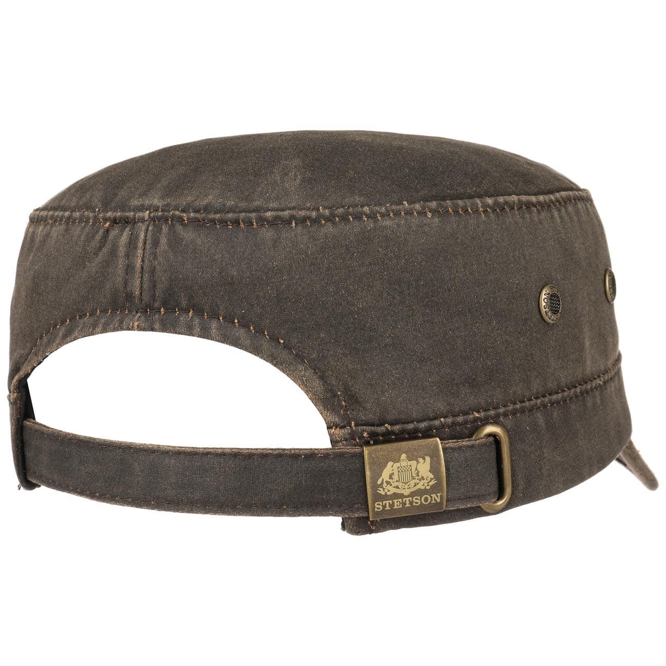 Stetson Army Cap Datto Vintage - aus Baumwolle/Polyester (Distressed Material) - 6 - Braun