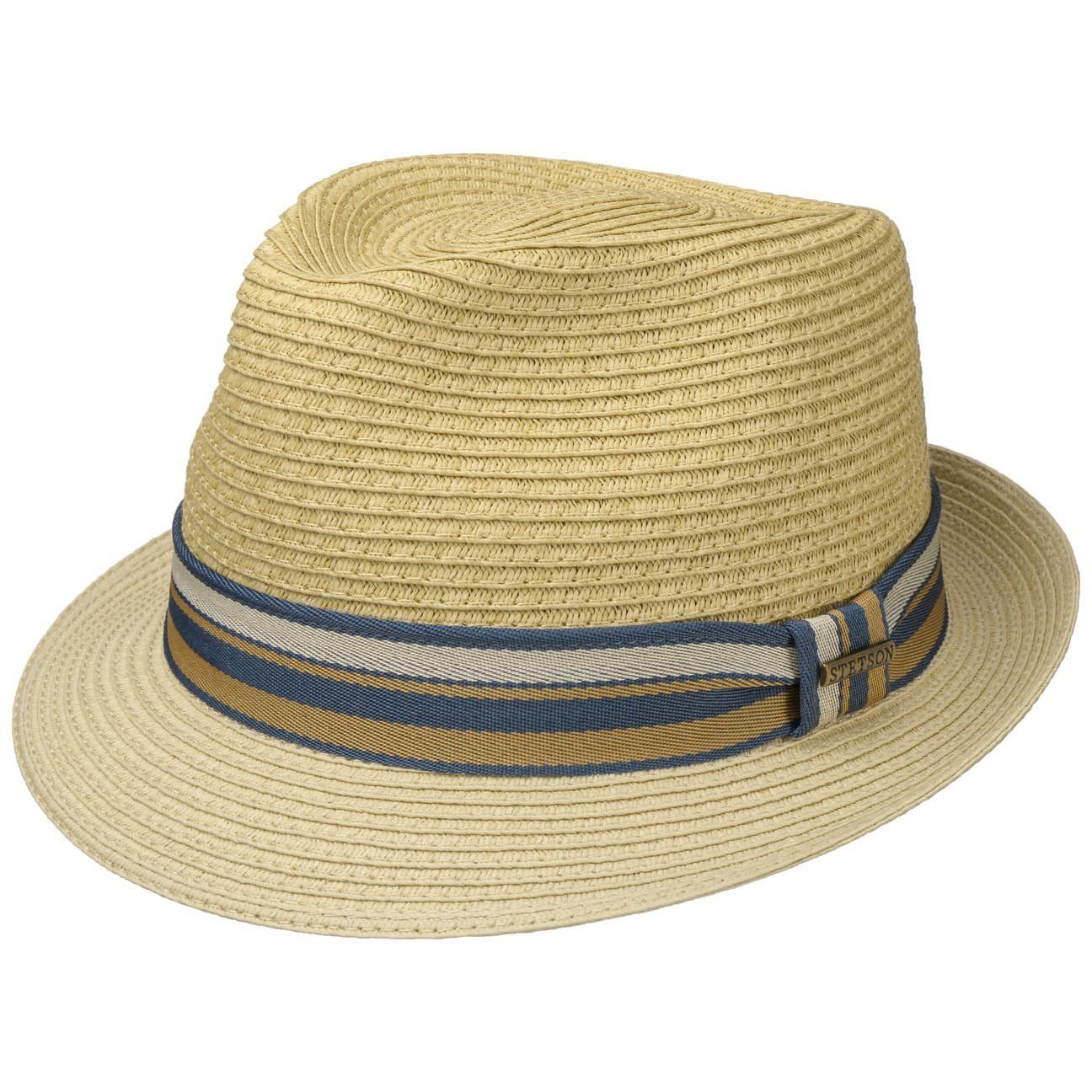 Stetson Licano Trilby - Toyo Strohut - Aus 100% Viskose- Mit UV-Schutz 40 - Natur