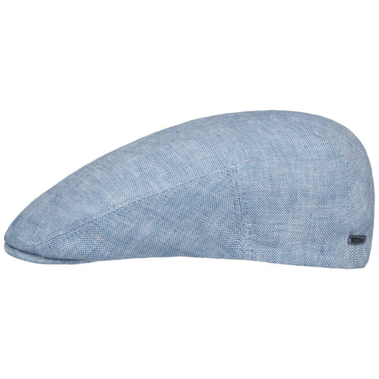 Stetson Driver Cap Leinen - aus 100% Leinen - 20 - Hellblau
