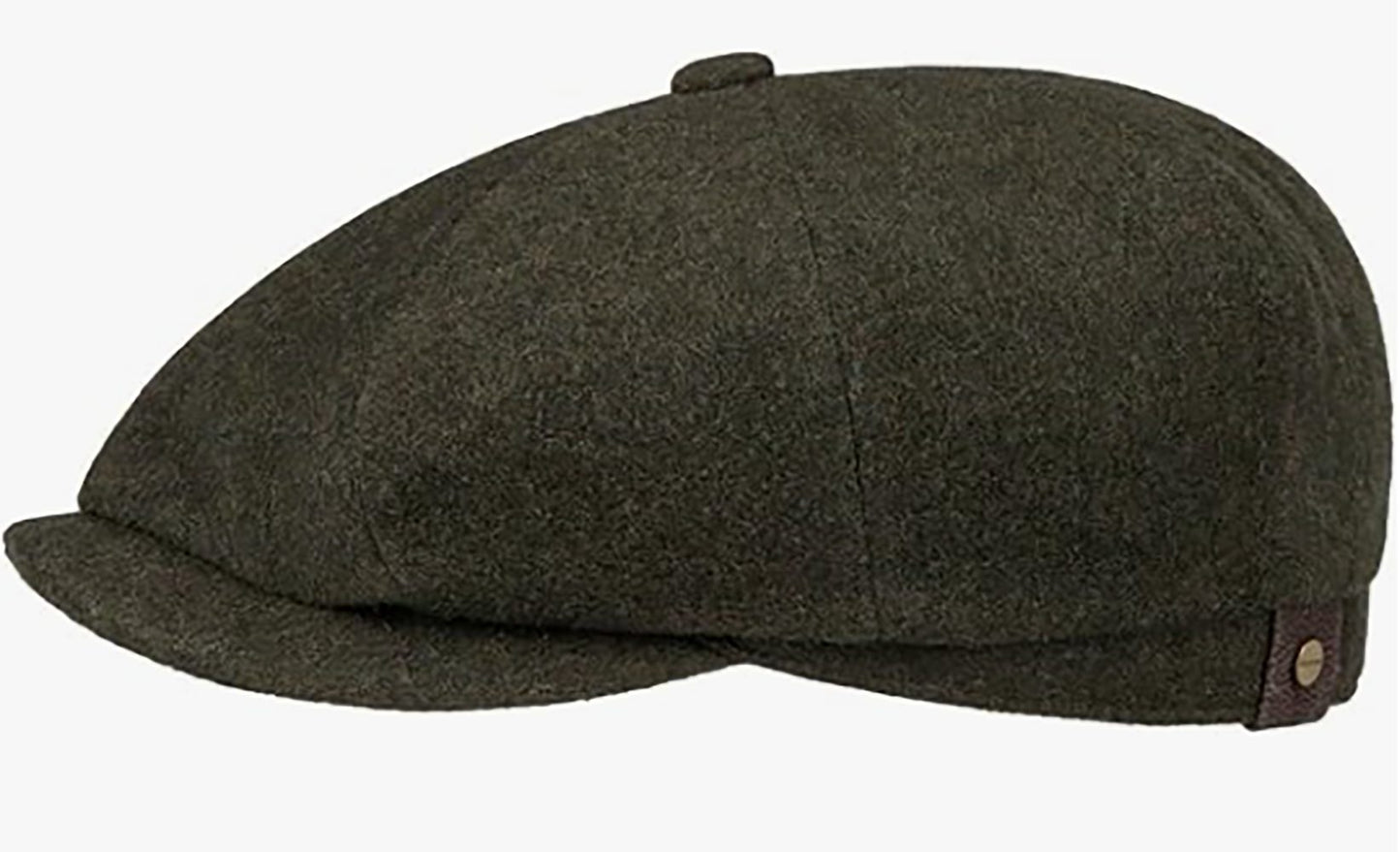 Stetson Hatteras Wolle Kaschmir - Flatcap - 8-teilig - Oliv