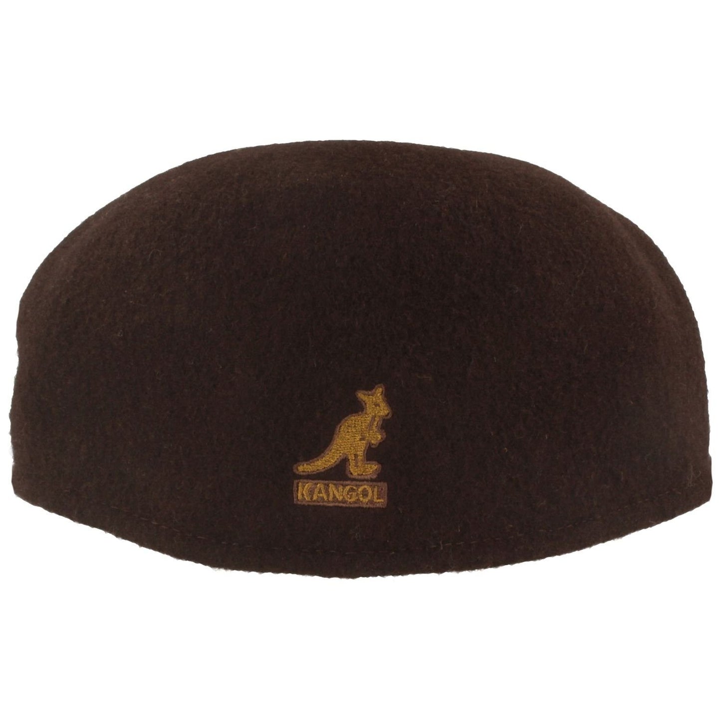 Kangol 504 Wolle Flatcap Schiebermütze - Espresso - Dunkelbraun