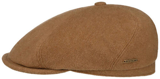 Stetson Brooklin Wolle Kaschmir - Flatcap - 6-teilig - Braun