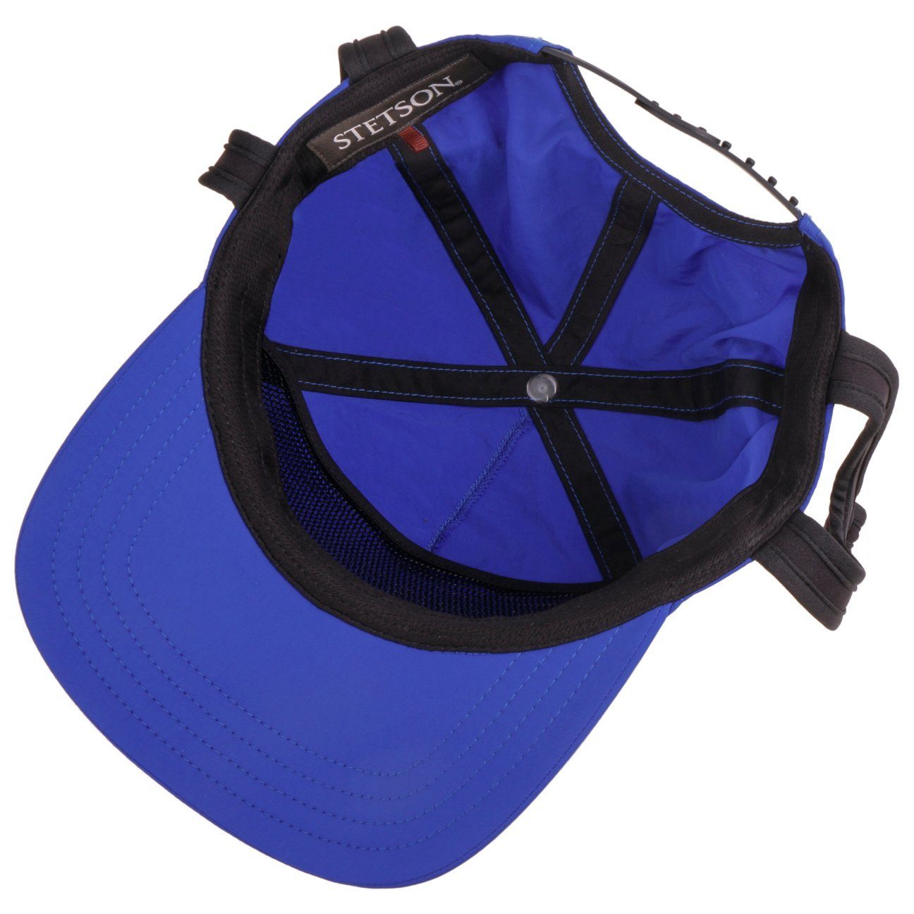 Stetson Fast Dry Basecap - Schnelltrocknend - Cap mit Befestigungsschnalle - Blau