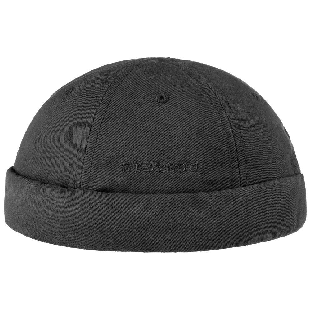 Stetson Docker Cap Ocala Cotton - aus 100% Baumwolle - 1 - Schwarz