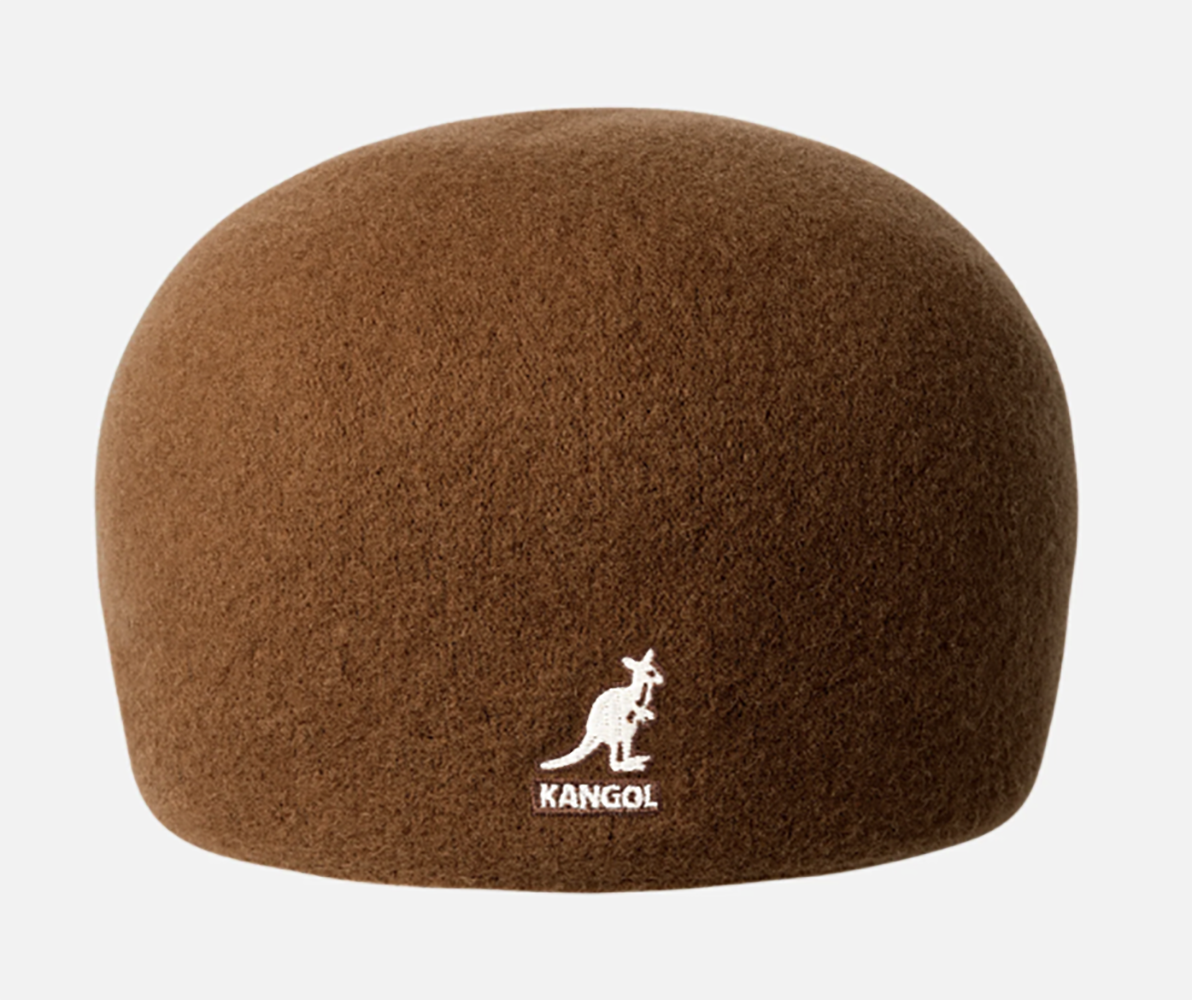 Kangol Seamless 507 Wolle Flatcap Schiebermütze - Rustic Caramel - Hellbraun