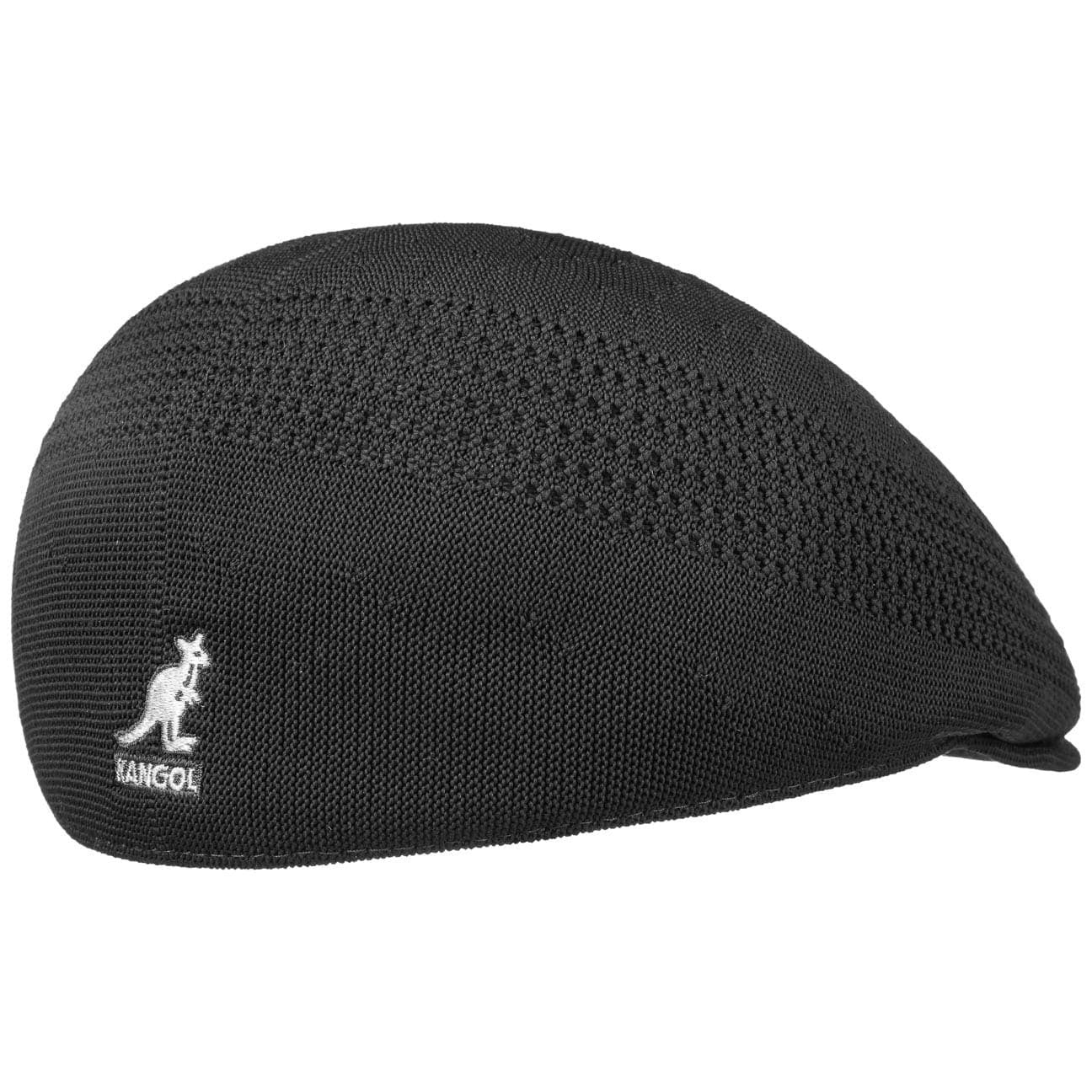 Kangol 507 Tropic Ventair Flatcap Schiebermütze - Black - Schwarz